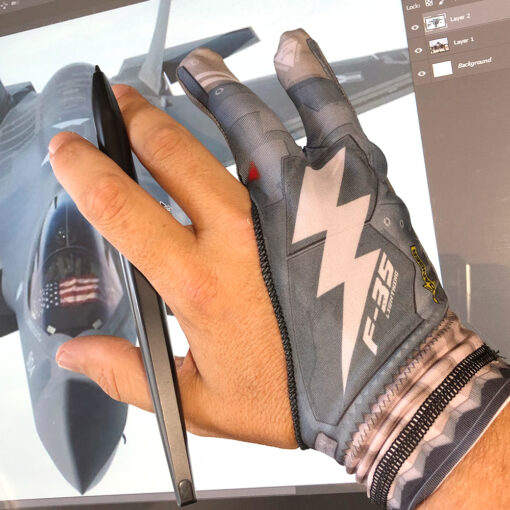 F-35 Lightning Morgan Designs Artist Glove product photo